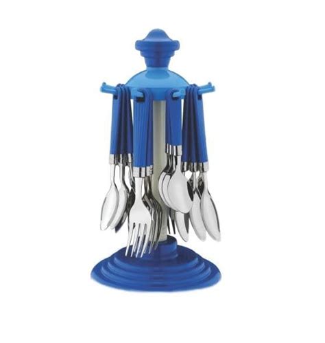 Glare GA-343 24 Pcs Stainless Steel Cutlery Set for Dining Table | 6Pcs ...