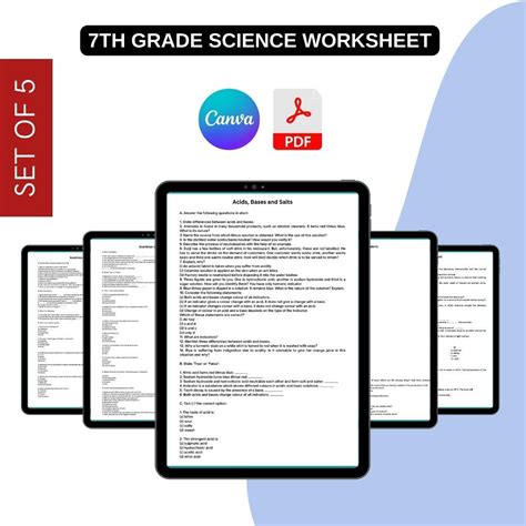 Image result for Seventh Grade Science Printable Worksheets