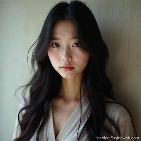 Japanese Woman with Long Black Hair | Stable Diffusion Online