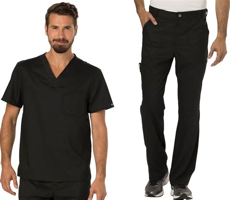 Buy CHEROKEE Workwear Revolution Men's Medical Uniforms Scrubs Set ...