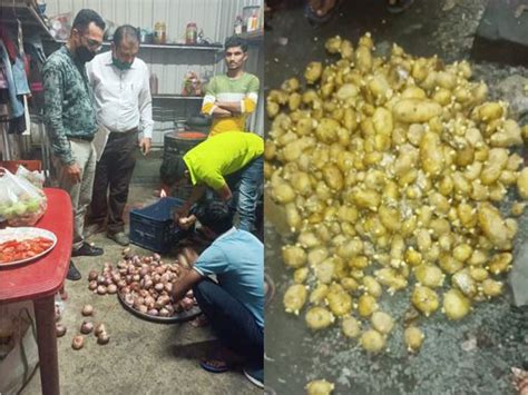 મનપાએ જ્યુબેલી માર્કેટમાંથી 215 કિલો વાસી શાકભાજી-ફળો ઝડપ્યા, 12 હજારનો ...