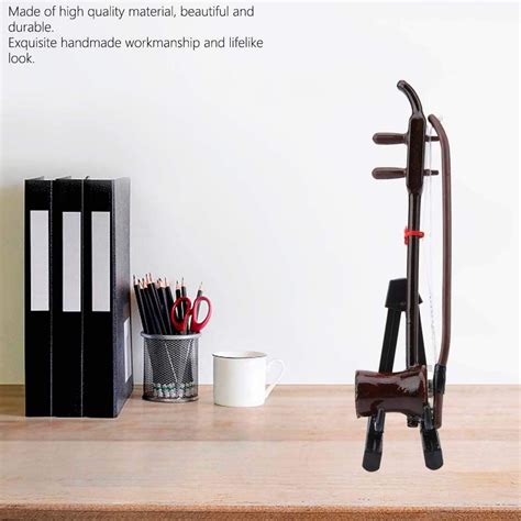 Buy Miniature Erhu Instruments Model Display, Wooden Mini Erhu ...