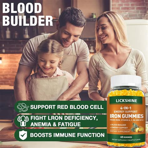 Lickshine 1 Pack Vegan 100MG Iron Supplement Gummies for Women India | Ubuy