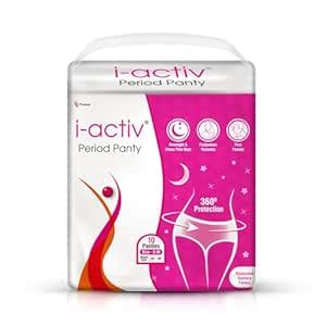 Buy i activ Period Panty for Girls & Women | S-M | 10's Pack ...