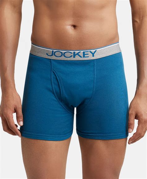 Buy Super Combed Cotton Rib Solid Boxer Brief with Ultrasoft and ...