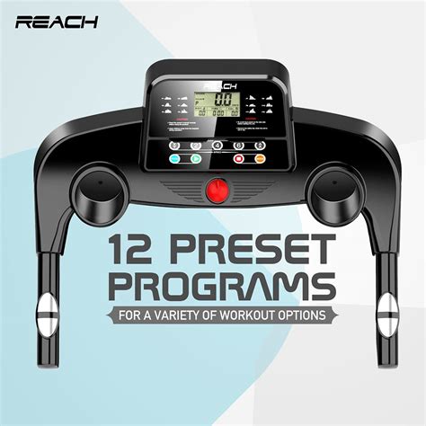 Reach T-200 4 HP Peak | Motorized Treadmill with Manual Incline for ...