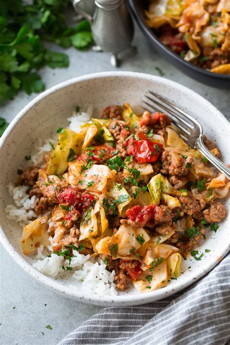 Unstuffed Cabbage Rolls - Cooking Classy