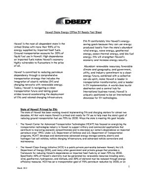 Fillable Online energy hawaii 1 Hawaii State Energy Office EV Ready ...