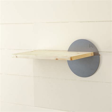 Buy Helios Drammen Metal Wood Shelves - Set of 2 from Home Centre at ...