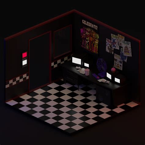 ArtStation - Five Nights at Freddy's Security Office