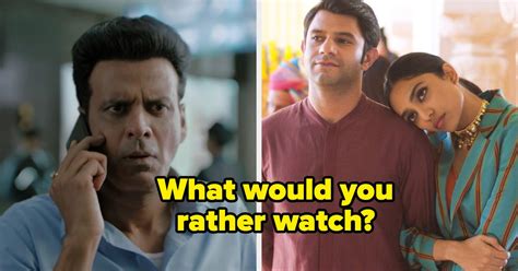 Best Indian Web Series Would You Rather Poll Quiz