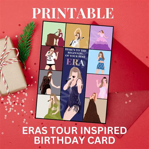 Printable Taylor Swift Birthday Card