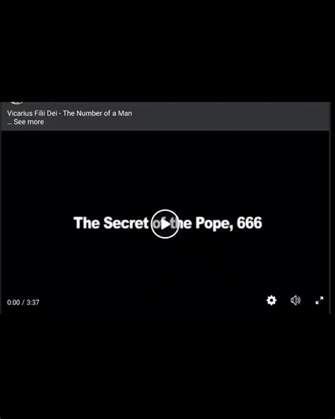 Vicarius Filii Dei - The Number of a Man 666 : r/Jesuitworldorder