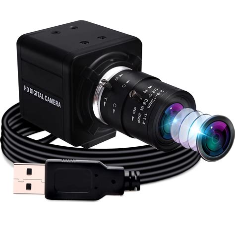 Buy MMlove 8MP USB Camera with 2.8-12mm Manual Focus Zoom Lens USB ...