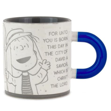 Peanuts Linus Nativity Speech Speckled Christmas Coffee Mug, 16 oz ...