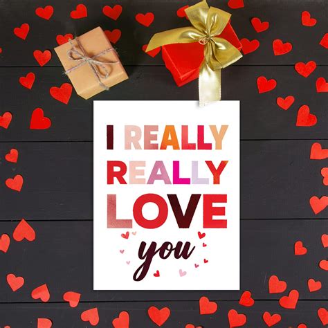 Snapklik.com : "I Really, Really Love You" Big Valentines Day Greeting ...