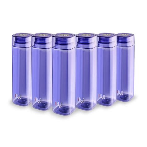 CELLO H2O Squaremate Unbreakable Plastic Water Bottle 1 Liter