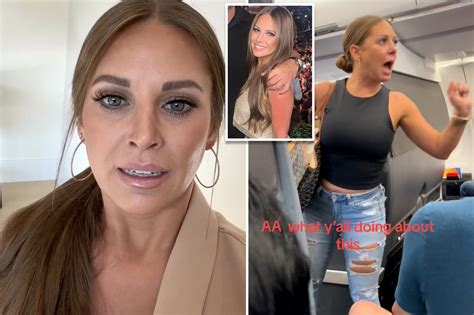 'Crazy plane lady' Tiffany Gomas apologizes after viral 'motherf--er is ...