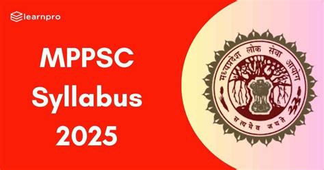 Image result for MPPSC Detailed Syllabus PDF