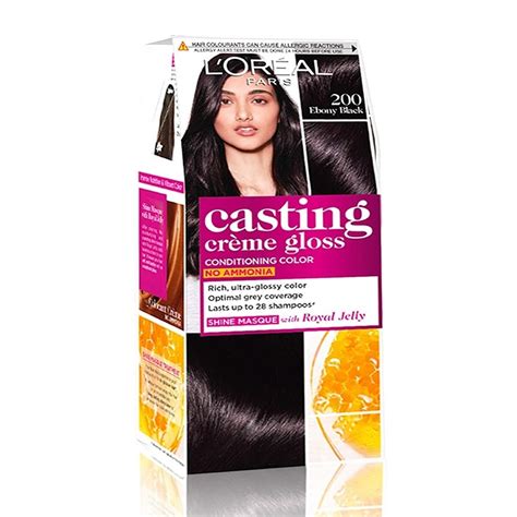 Buy L'Oreal Casting Creme Gloss, Ebony Black 200 Online at desertcartINDIA