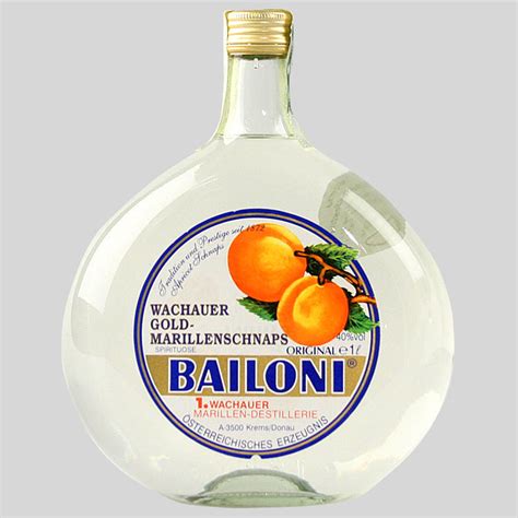 Bailoni Marillenschnaps 1l 40% | Excaliburshop