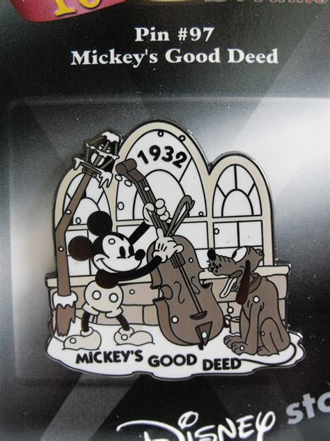 2001 Disney 100 Years of Dreams LE Pin #97 Mickey's Good Deed & Pluto ...