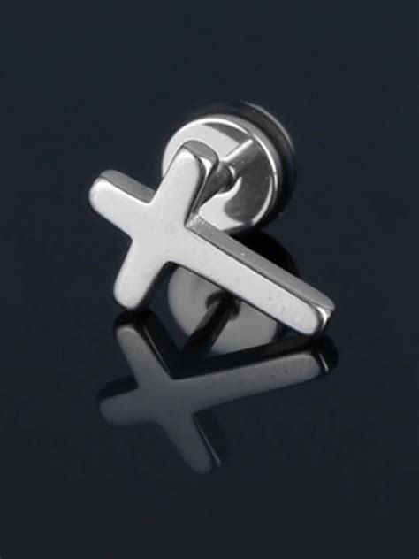Christian Cross Stud Earrings for Men | Daily Wear | Peora Jewellery