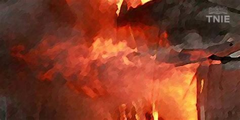 Three UP children die of suffocation as dry dung catches fire