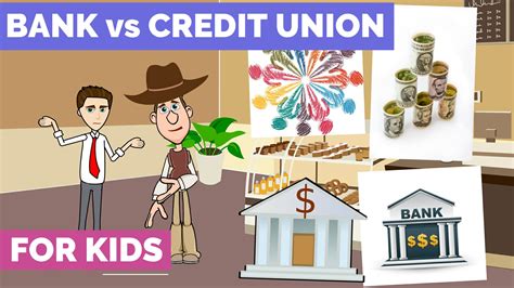 Comparison: Banks vs Credit Unions | Easy Peasy Finance for Kids and ...