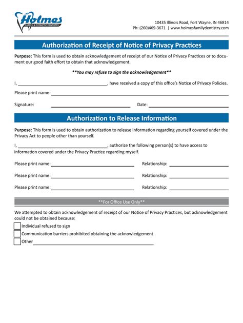 How to Fill Out HIPAA Form 的图像结果