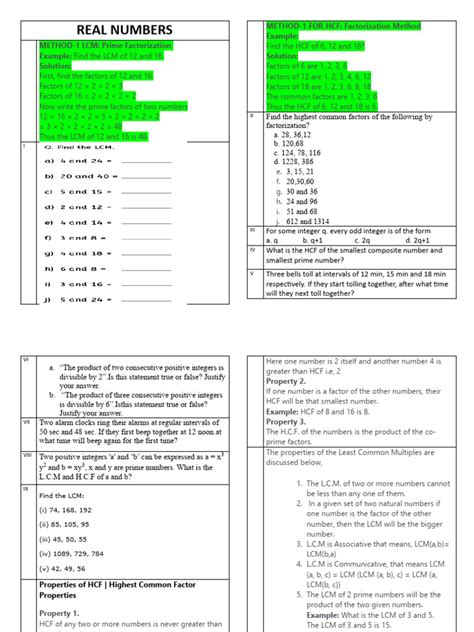 Real Numbers Problems 的图像结果