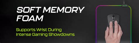 Archer Tech Lab Quiver 200 Gaming Mousepad, 15 RGB Modes, Wrist Rest ...