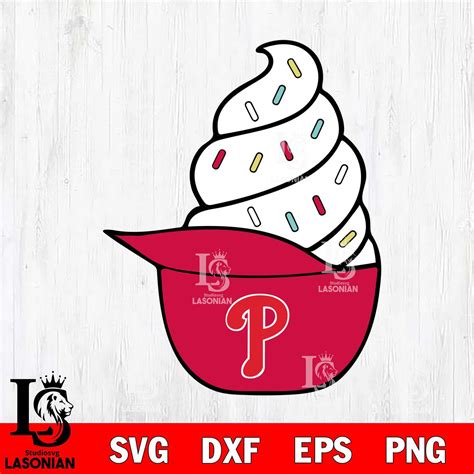Philadelphia Phillies Ice Cream Hat – lasoniansvg