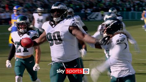 NFL: Philadelphia Eagles vs Los Angeles Rams | Eagles block last-gasp ...