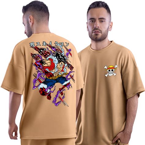 Set Sail in Style: One Piece Anime Oversized T-Shirts | Dudeme