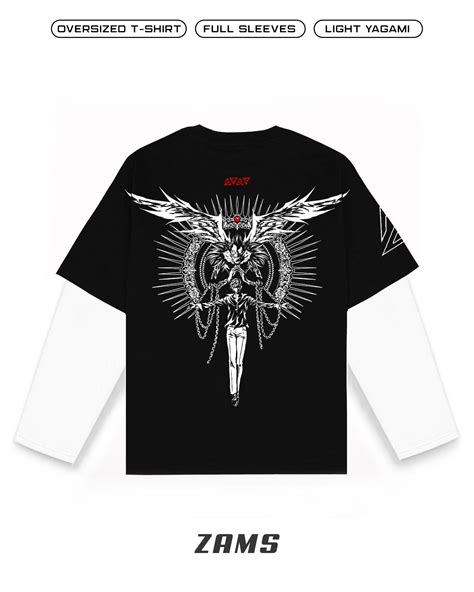 Light Yagami / Death Note / Oversized Full Sleeves T-Shirt – ZAMS