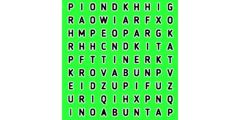 Reto visual para observadores: encontrá la palabra VIDA en la sopa de ...