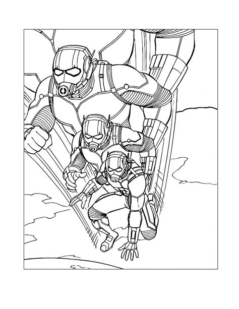 Ant Man Coloring Pages – Printable Coloring Pages. FREE