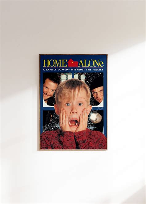 Home Alone Kevin Mccallister Christmas Wall Print / Home Alone Movie ...