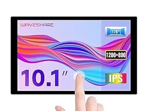 waveshare 10.1inch Capacitive Touch LCD IPS Display, Without Back Case ...