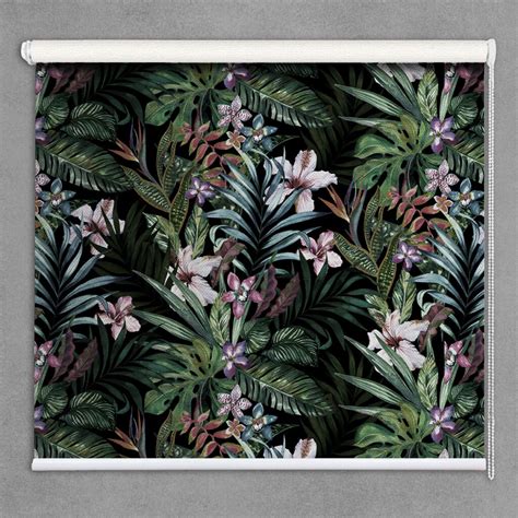 Green Meadows Floral Roller Blinds for Windows - Magicdecor®