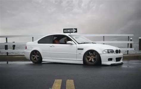 Download wallpaper Bmw, E46, M3, One way, section bmw in resolution ...