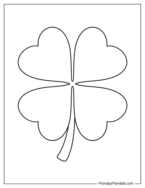 Shamrock & Four-Leaf Clover Templates (Free Printables)