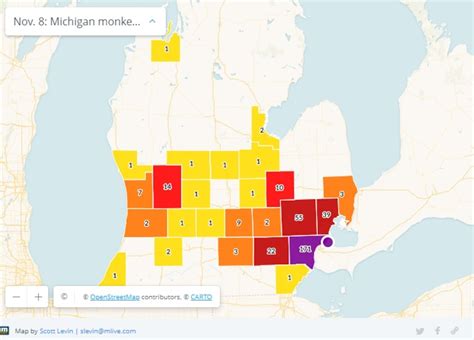 2 Michigan counties report first monkeypox infections - mlive.com