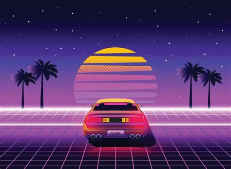 Create a 80 S Retro-Future Vector 的图像结果
