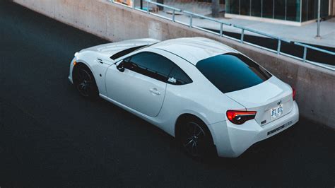 Download wallpaper 1920x1080 toyota, car, sports car, side view, white ...