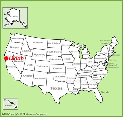 Ukiah Map | California, U.S. | Discover Ukiah with Detailed Maps