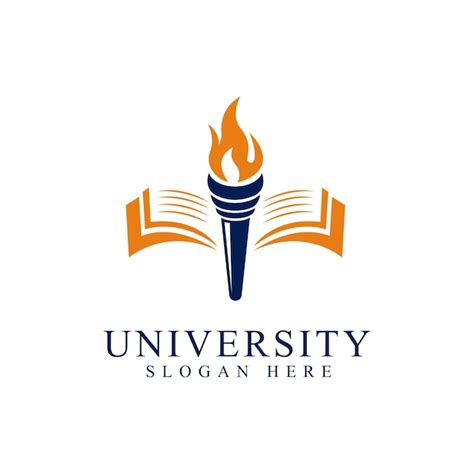 University college school badge logo design | Premium Vector
