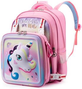 PALAY 2 in 1 Unicorn bag For Kids Backpack Messenger Bag 16'' School ...