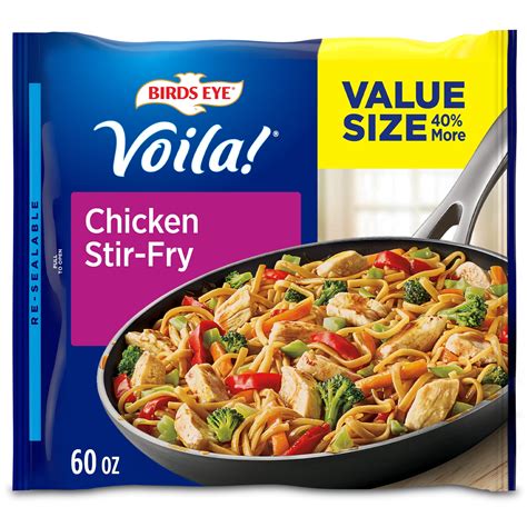 Birds Eye Voila! Chicken Stir Fry Frozen Meal, 60 oz India | Ubuy